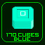 Got 170 Blue Cubes!
