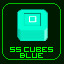 Got 55 Blue Cubes!