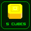Got 5 Yellow Cubes!