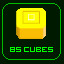 Got 85 Yellow Cubes!