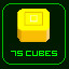 Got 75 Yellow Cubes!