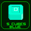 Got 5 Blue Cubes!