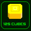 Got 125 Yellow Cubes!