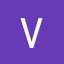 V, deep purple, monospace