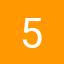 5, orange, monospace