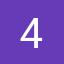 4, deep purple, monospace