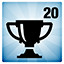 Icon for Win 20 trophies