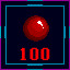 Collected 100 Red Gems!