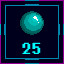 Collected 25 Blue Gems!