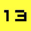 13 (yellow)