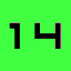 14 (green)