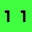 11 (green)