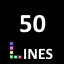 50 Lines completed