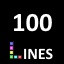 100 Lines completed