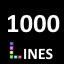 1000 Lines completed