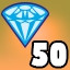 Icon for 50 diamonds