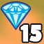 Icon for 15 diamonds