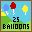 25 balloons!