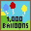 1,000 balloons!