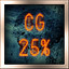 Icon for 25% CG Achievement