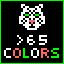 Icon for More than 65 colors