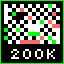 Icon for 200k pixels painted
