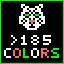 Icon for More than 185 colors
