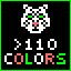 Icon for More than 110 colors