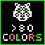 Icon for More than 80 colors