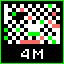 Icon for 4M pixels painted