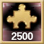 Icon for 2,500 PIECES PLACED!