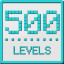 Icon for 500 Levels Beaten