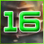 Icon for Complete tutorial level 16