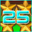 Icon for Get 5 stars 25 times