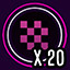 Icon for USE "SOLVE RANDOM" 20 TIMES