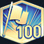 Icon for 100 stages cleared