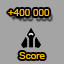 Score 400 000. Score reachead 400 000.