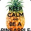 A Lit Pineapple