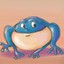 Fat Blue Frog