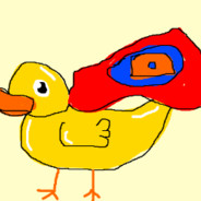 Duck with cape