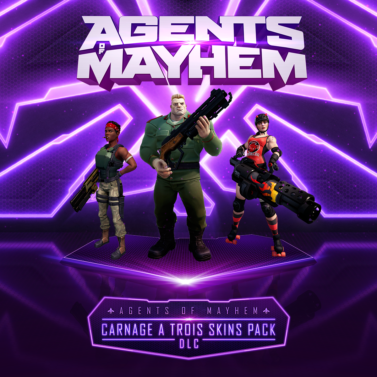 Agents Of Mayhem Carnage A Trois Skins Pack Dlc Released