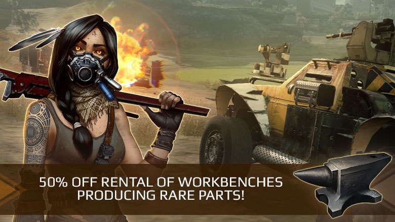 [Weekend Special] 50% off rental of workbenches producing ...