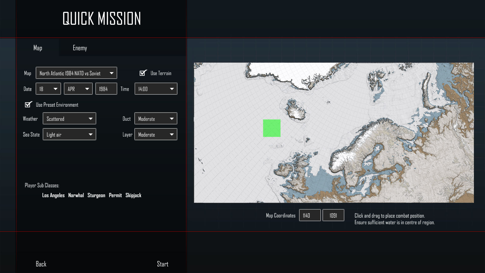 Cold Waters Quick Mission Editor