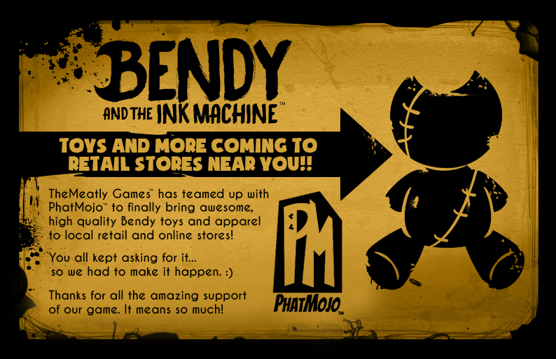 bendy and the ink machine new toys