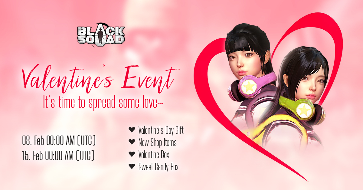 Black Squad Valentine S Day Event Amp Special Items Steam News