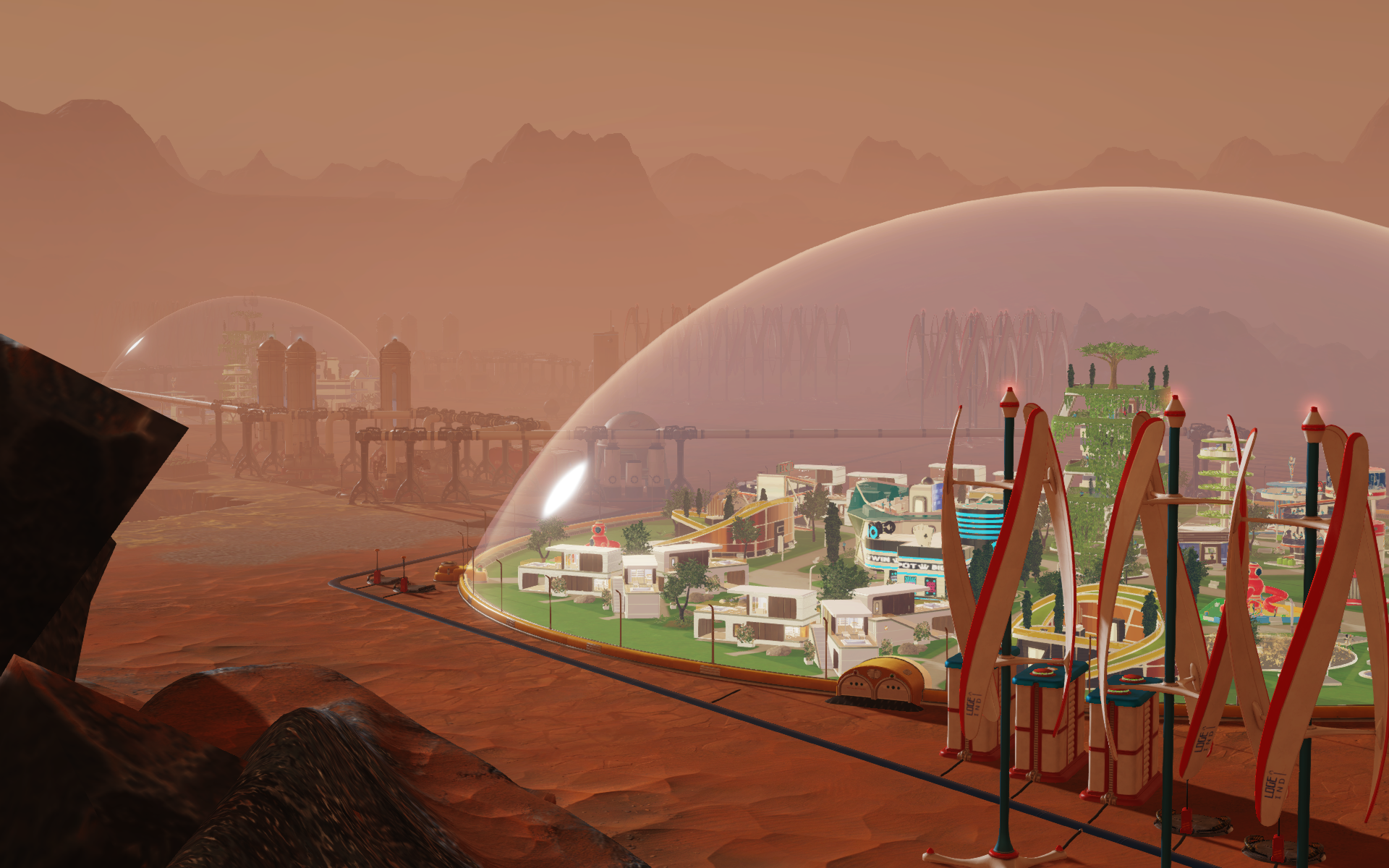 Surviving Mars купола