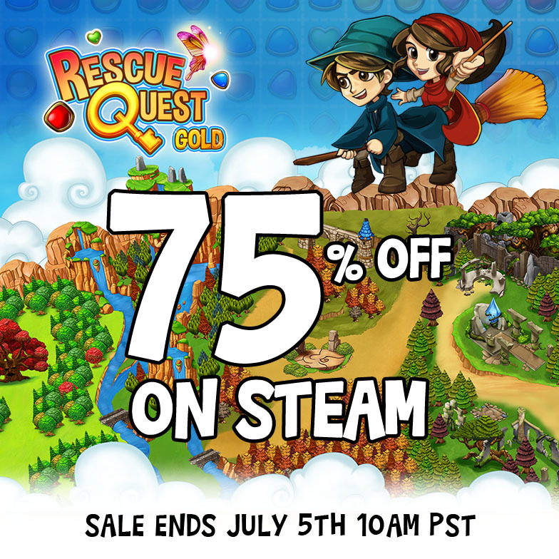 Rescue Quest Gold Steam Summer Sale Rescue Quest Gold at 75 off