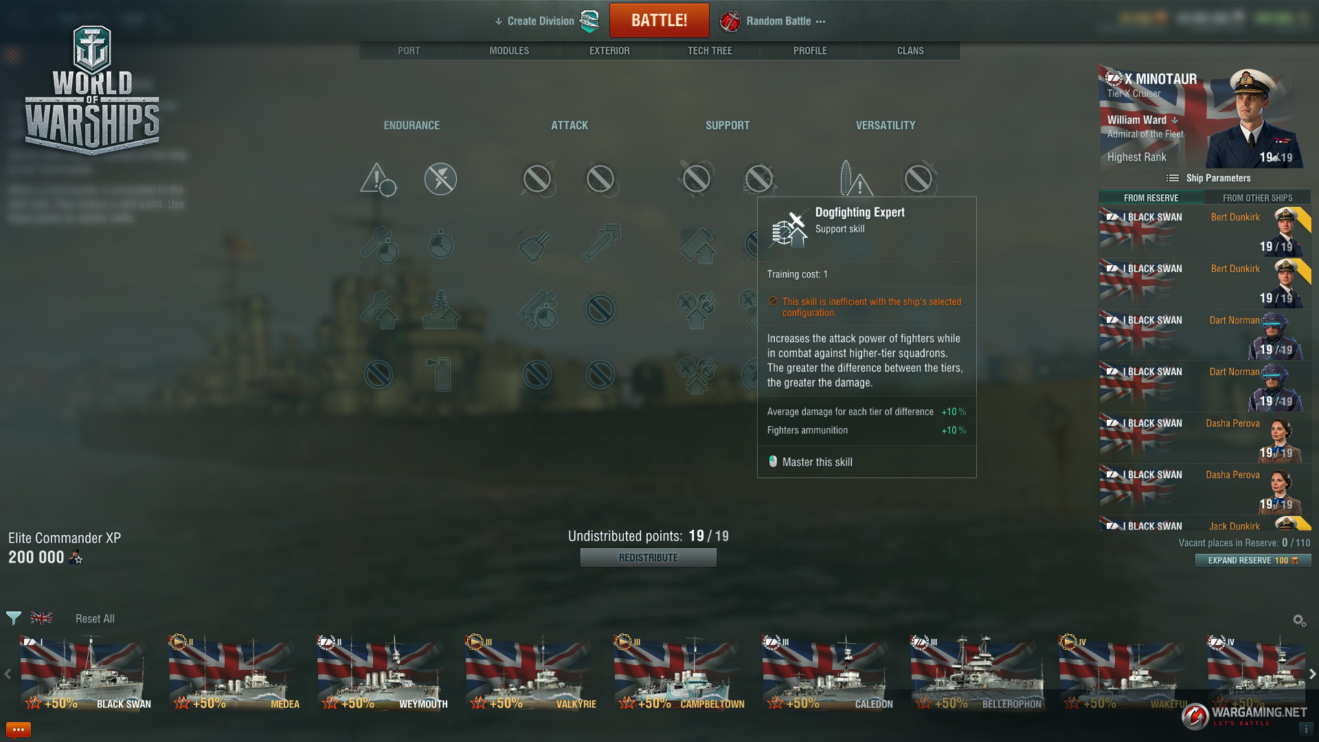 world of warships armory won t load