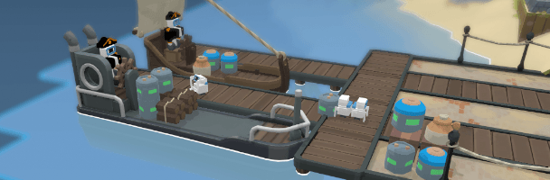 the colonists game load boats