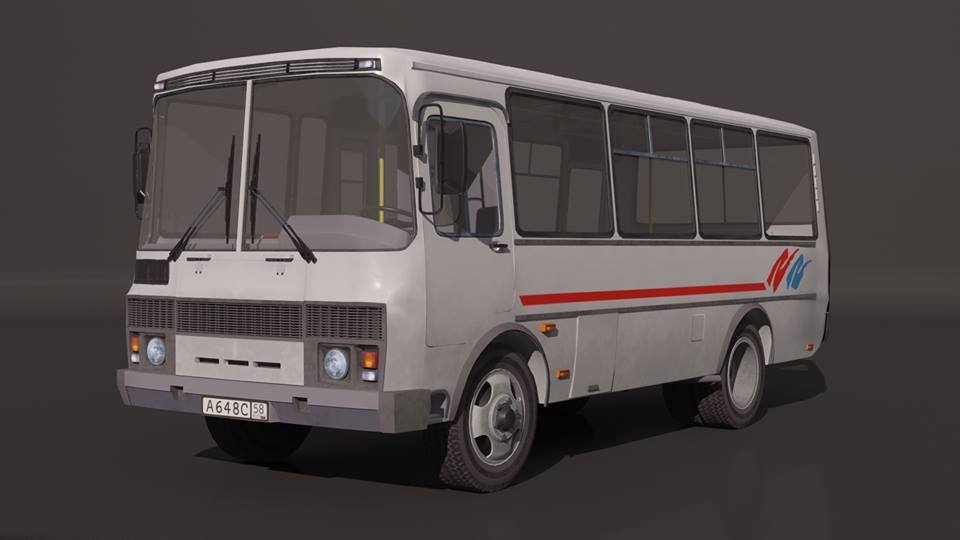 3D model Ikarus bus VR / AR / low-poly